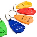 BRELOKI REKLAMOWE z nadrukiem Z LOGO breloki do wózków CART 100szt