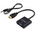 Адаптер HDMI-VGA/Jack 3,5 мм SAVIO