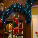 Dekoracja świetlna Mikołaj na drabinie Marka inna