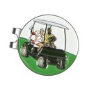 Marker na piłki golfowe ze wzorem samochodu Kod producenta Evial-54077477