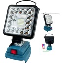 ФАРА СЕРВІСНА СВІТЛОДІОДНІ DO MAKITA 18 V 4800 LM 48 W РОБОЧА USB АКУМУЛЯТОР  (18876948595) фото min 12