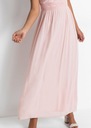 Sukienka letnia maxi Bonprix L363 r. 34 Odcień blady róż