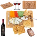 БАМБУКОВАЯ ДОСКА ДЛЯ ЗАКУСОК, СЫРА И СНЕКОВ