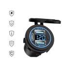 SPARKY ГНІЗДО АВТОМОБІЛЬНИЙ MONTAZOWE ЗАРЯДНИЙ ПРИСТРІЙ 3-PORTOWY USB QC 3.0 1224V  (18729445645) фото min 7
