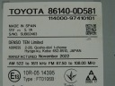TOYOTA YARIS IV РАДІО 86140-0D581 861400D581  (18206722981) фото min 9