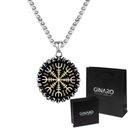 DWUSTRONNA ZAWIESZKA HELM OF AVE VEGVISIR RUNY