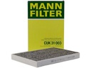 MANN-FILTER FILTRO DE CABINA DE CARBON CUK 31 003 