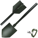 СКЛАДНОЕ СЕДЛО ВОЕННОЕ С ДЕРЕВЯННОЙ РУЧКОЙ MFH OLIVE + БЕСПЛАТНО