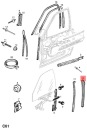 НАПРАВЛЯЮЧА СКЛО ПЕРЕДНЯ ЛІВА OPEL ASTRA F OE 148651 90360455  фото 8