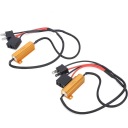 2ШТ РЕЗИСТОР LED (СВІТЛОДІОД) H7 50W ФІШКА ГНІЗДО CANBUS DEKODER ФІЛЬТР РЕЗИСТОР  (18237402610) фото min 10