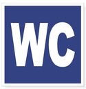 Tabliczka WC TOALETA DAMSKA MĘSKA