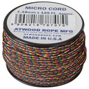 ВЕРЕВКА МИКРО-ШНУР 1,18мм/38м ATWOOD DARK STRIPES