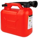 ЛЕГКАЯ ПЛАСТИКОВАЯ КАНИСТРА ОБЪЕМОМ 5 Л + ЗАМЕННАЯ ВОРОНКА ДЛЯ СЫРОГО ТОПЛИВА И БЕНЗИНА СЕРТИФИКАТ