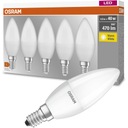 E14 Светодиодная лампа СВЕЧА 5.7Вт 40Вт 2700К OSRAM 5PAK