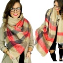 БОЛЬШОЙ ТЕПЛЫЙ ШАРФ шарф Зимний шарф ПОКРЫТЫЕ ЦВЕТА