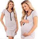 НОЧНАЯ РУБАШКА ПИЖАМА ДЛЯ беременностей РОЖДЕНИЯ КОРМЛЕНИЕ M