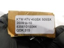 BIELLETTE DE DIRECTION KTM ATV 450SX 505SX 2009 U-10 83561010044photo 5