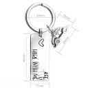 1PC KEYCHAIN STAINLESS STEEL DRIVE SAFE CAR (18159937522) фото min 9