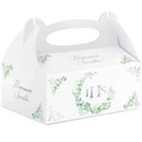 Коробочки для торта СВЯТОЕ ПРИЧАСТЬЕ, белый эвкалипт