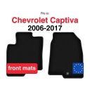 КИЛИМКИ ВЕЛЮРОВІ BASIC ПЕРІД DO: CHEVROLET CAPTIVA 7 ОСІБ (2006-2017)  (18017796043) фото min 16
