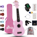 Soprano Ukulele Winzz Set для начинающих покрывать розовые струны