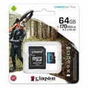 KINGSTON 64 ГБ micro SD XC C10 UHS-3 V30 A2 170 МБ