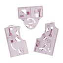 Набор линеек для модного дизайна 1:3 Линейка для дизайна одежды для создания выкроек