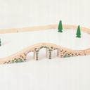 BIGJIGS MALÝ VIADUKT PRE DREVENÉ VLÁČIKY BJT111 Séria Bigjigs Rail