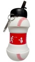 Спортивная бутылка Складная бутылка для воды с шариком для рта + карабином