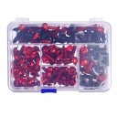 149PCS MOTORBIKE WINDSHIELD SCREWS AND BOLTS REPLACEMENT СЕТ RED  фото 7