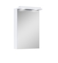 Szafka z lustrem biała szer 40 cm z panelem Led