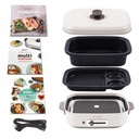 KUVINGS ЭЛЕКТРИЧЕСКАЯ НАСТОЛЬНАЯ КЕРАМИКА ПЛЮС МУЛЬТИГРИЛЬ КРЕМ + МУЛЬТИ КНИГА