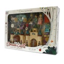 ЗАМОК ДЛЯ КУКОЛ С ФИГУРКАМИ + КАЛЕЖКА И МЕБЕЛЬ