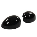 OVERLAYS BODY MIRRORS BLYSZCZACY BLACK SUBSTITUTE DO COOPER R55 R56 R57  photo 9
