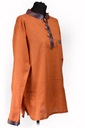 POLO bavlnená košeľa Etno NEPAL FAREBNÁ krajka Rukáv dlhý rukáv