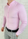 Rozowa koszula oxford ze stojka slim fit 1983 - L Marka inna
