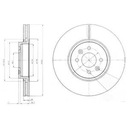 DISCOS ZAPATAS PARTE DELANTERA DELPHI RENAULT MEGANE II BERLINA 