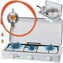 ПОРТАТИВНАЯ ГАЗОВАЯ ПЛИТА С 3 КОНФОРКАМИ + ШЛАНГ-РЕДУКТОР