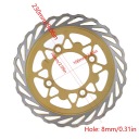 230MM МОТОЦИКЛЕТНЫЙ РОТОР ТОРМОЗА ДИСКОВОГО ZE СТОПА СТАЛИ КРУГЛЫЙ DO VE  фото 9