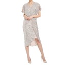 Женское платье с пайетками Joseph Ribkoff Серое, размер 46