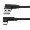 Угловой нейлоновый кабель USB-C 3.1 — USB 2.0, 25 см, СПРАВА