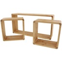 3 ПОДВЕСНЫХ КНИЖНЫХ ПОЛКИ НАСТЕННЫЕ БАМБУКОВЫЕ КОРОБКИ