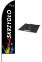 WINDER flaga SKRZYDŁO reklamowe S 290 podstawa 4kg
