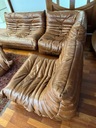 Zestaw sof ze skóry naturalnej vintage Togo design Wysokość produktu 80 cm