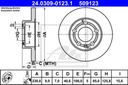 ATE PD TARCZE+KLOCKI P+T SEAT IBIZA 6J 256MM изображение 14