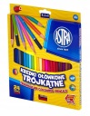 Треугольные карандаши 24 цвета ASTRA