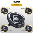 PROJECTEUR PHARE JEU VLAND COMPLET LED NEON TUNING MINI COUNTRYMAN I 1 R60 R61photo 11