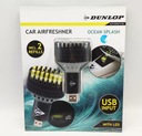 Автомобильный освежитель воздуха Dunlop с USB и светодиодами, аромат океана