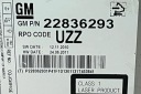RADIO AVEC NAVIGATION OPEL ZAFIRA TOURER C (P12) 22836293 1.4L GASOLINE 103KWphoto 8