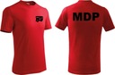 Koszulki MDP koszulka mdp czarne koszulki mdp z nadrukiem strażackie XL Rozmiar XL